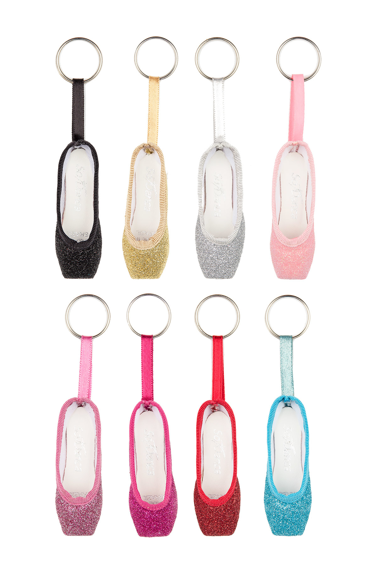 So Danca Glitter Pointe Shoe Key Chain The DanceWEAR Shoppe