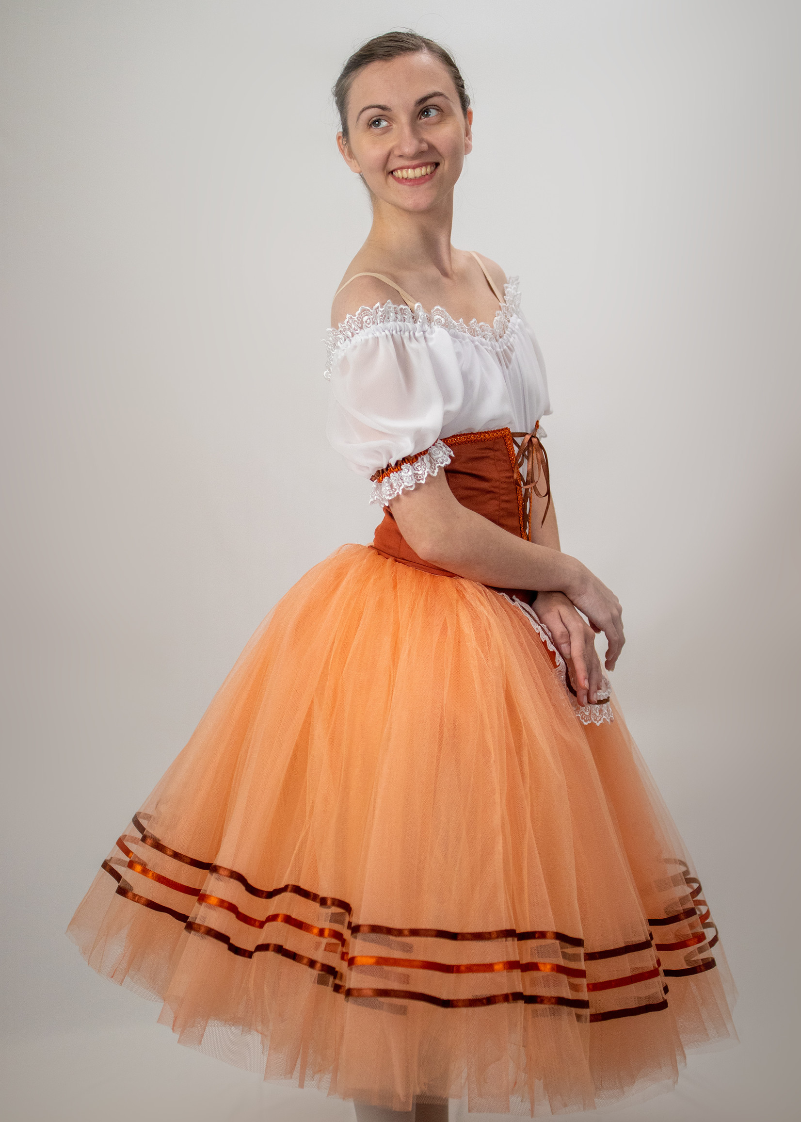 Benefis Costume Company Copper Romantic Tutu