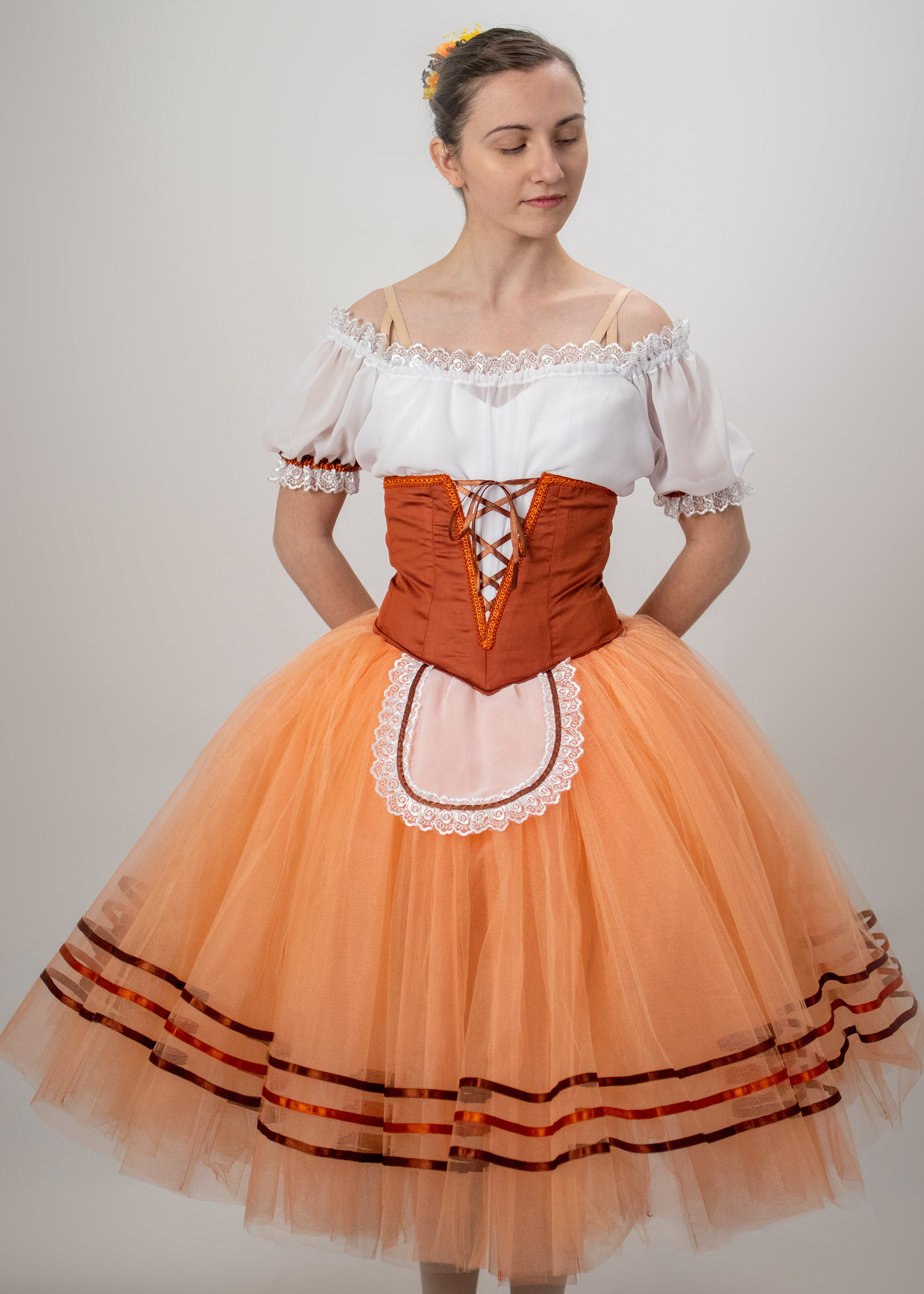 Benefis Costume Company Copper Romantic Tutu