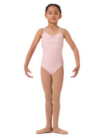 Mirella Child Floral Double Cross Camisole Leotard