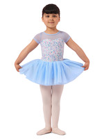 Mirella M1554C Child Floral Cap Sleeve Tutu