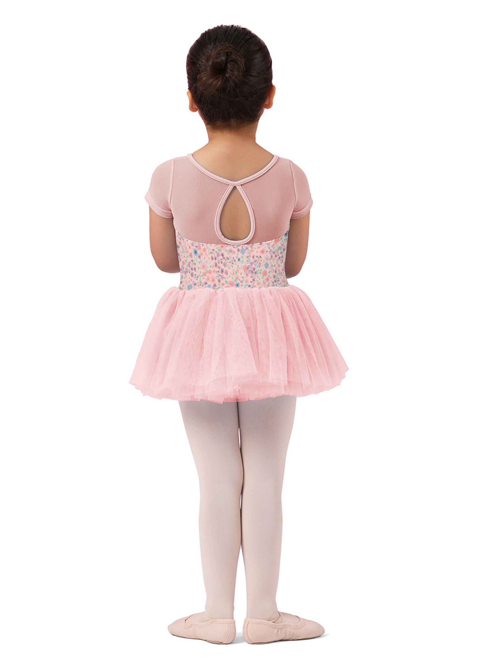 Mirella M1554C Child Floral Cap Sleeve Tutu