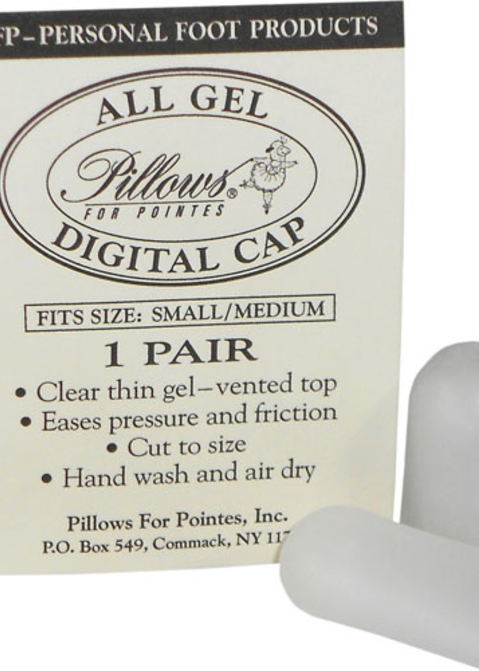 Pillows for Pointes Small All Gel Digital Big Toe Cap
