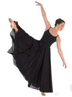 Eurotard Full Length Triple Panel Black Skirt