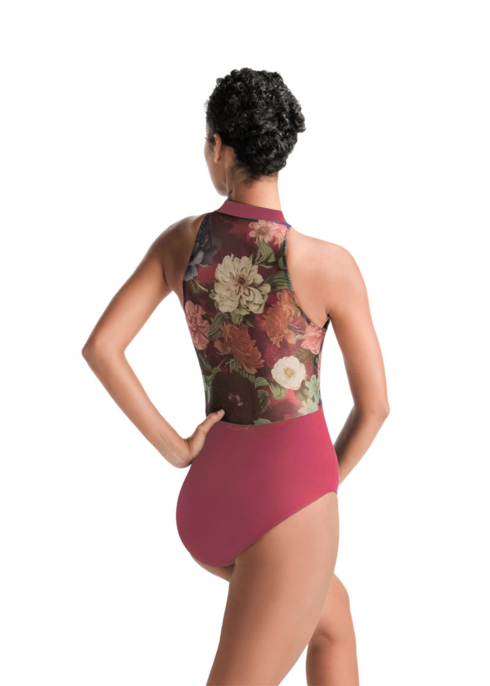 Ballet Rosa Hazel Keyhole Front High Neck Leotard