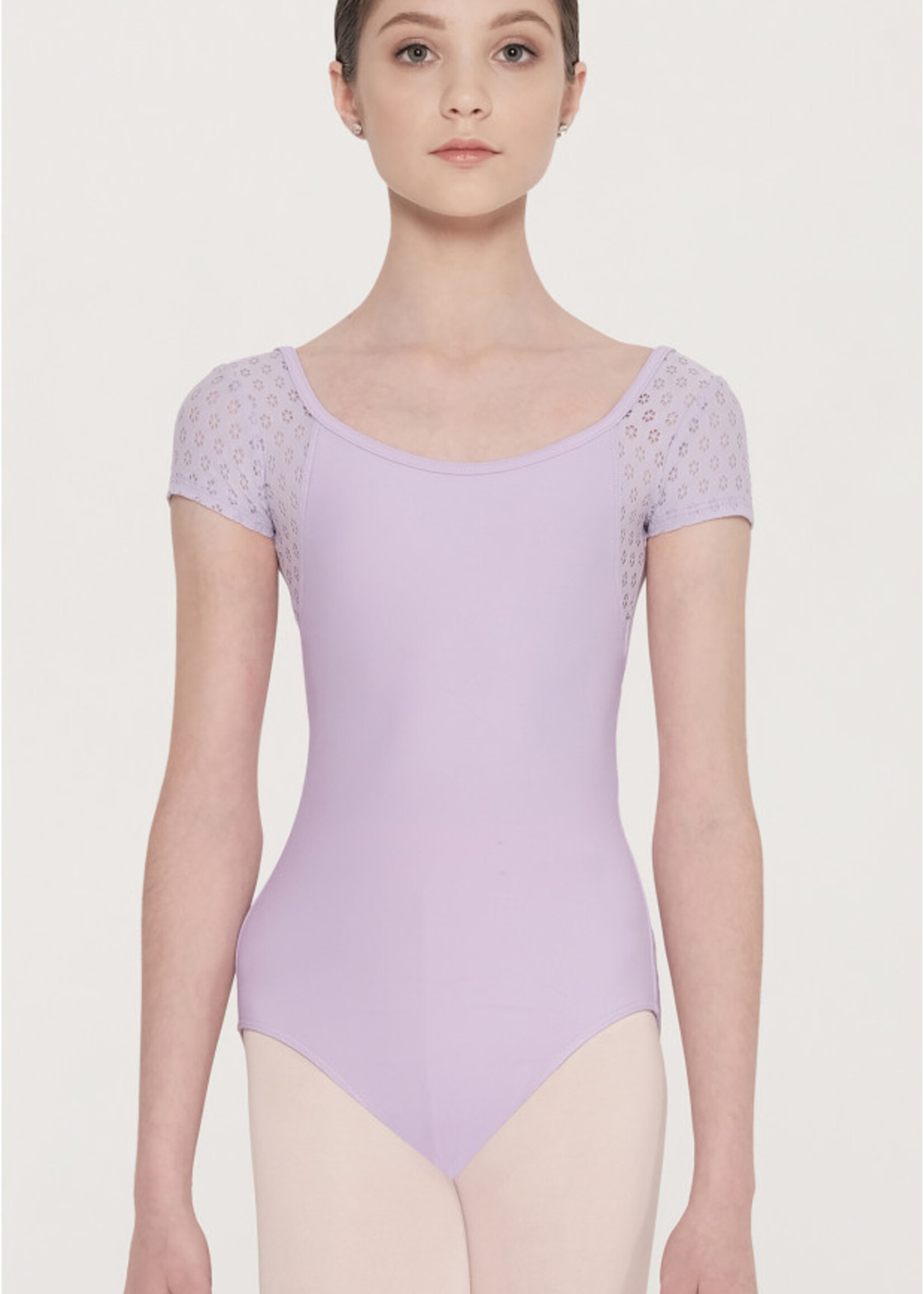 Wear Moi Hibiscus Adult Cap Sleeve Leotard
