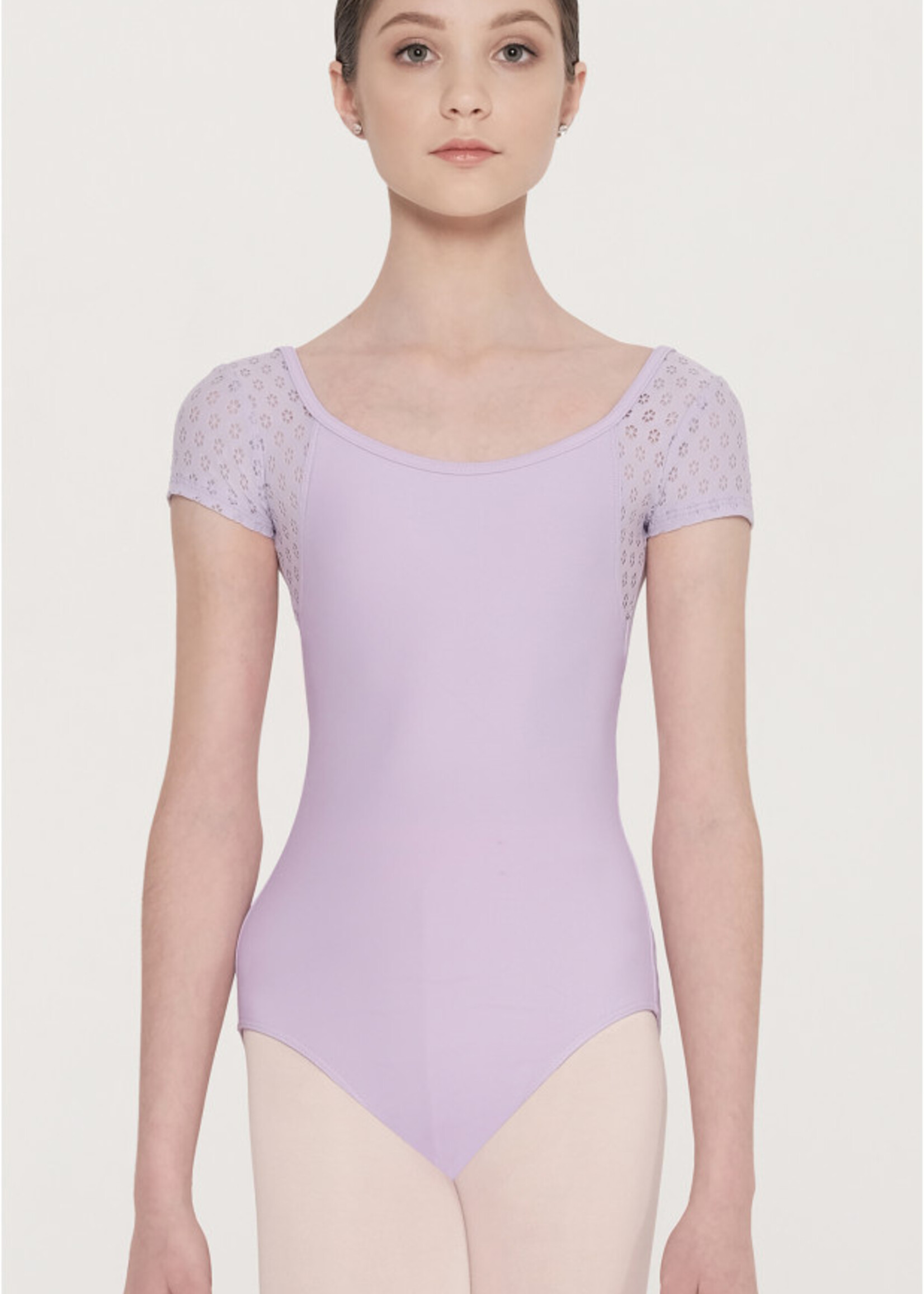 Wear Moi Hibiscus Adult Cap Sleeve Leotard