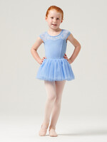 Mirella Child M1557C Paisley Cap Sleeve Tutu Dress