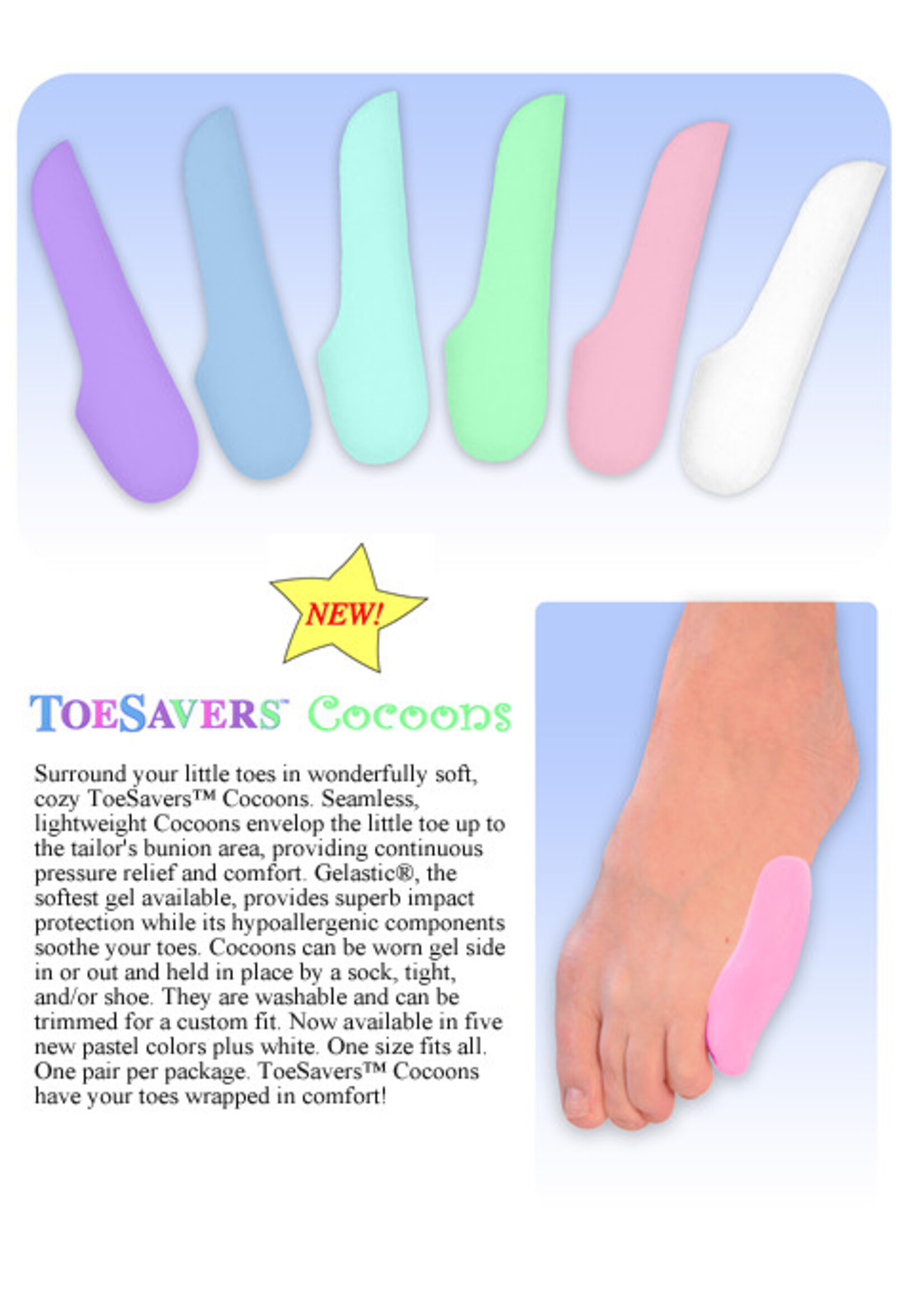 Danztech Cocoons Pinky Toe Padding