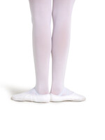 Capezio Adult Hanami Canvas Ballet Slipper White