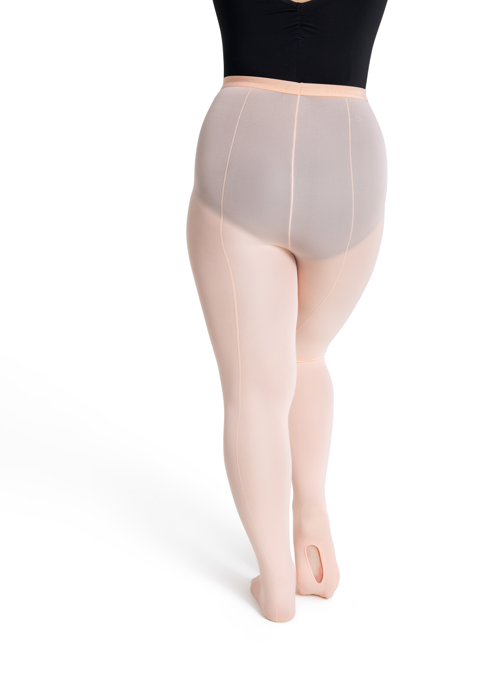 Capezio Adult Professional Mesh Backseam Convertible Tights