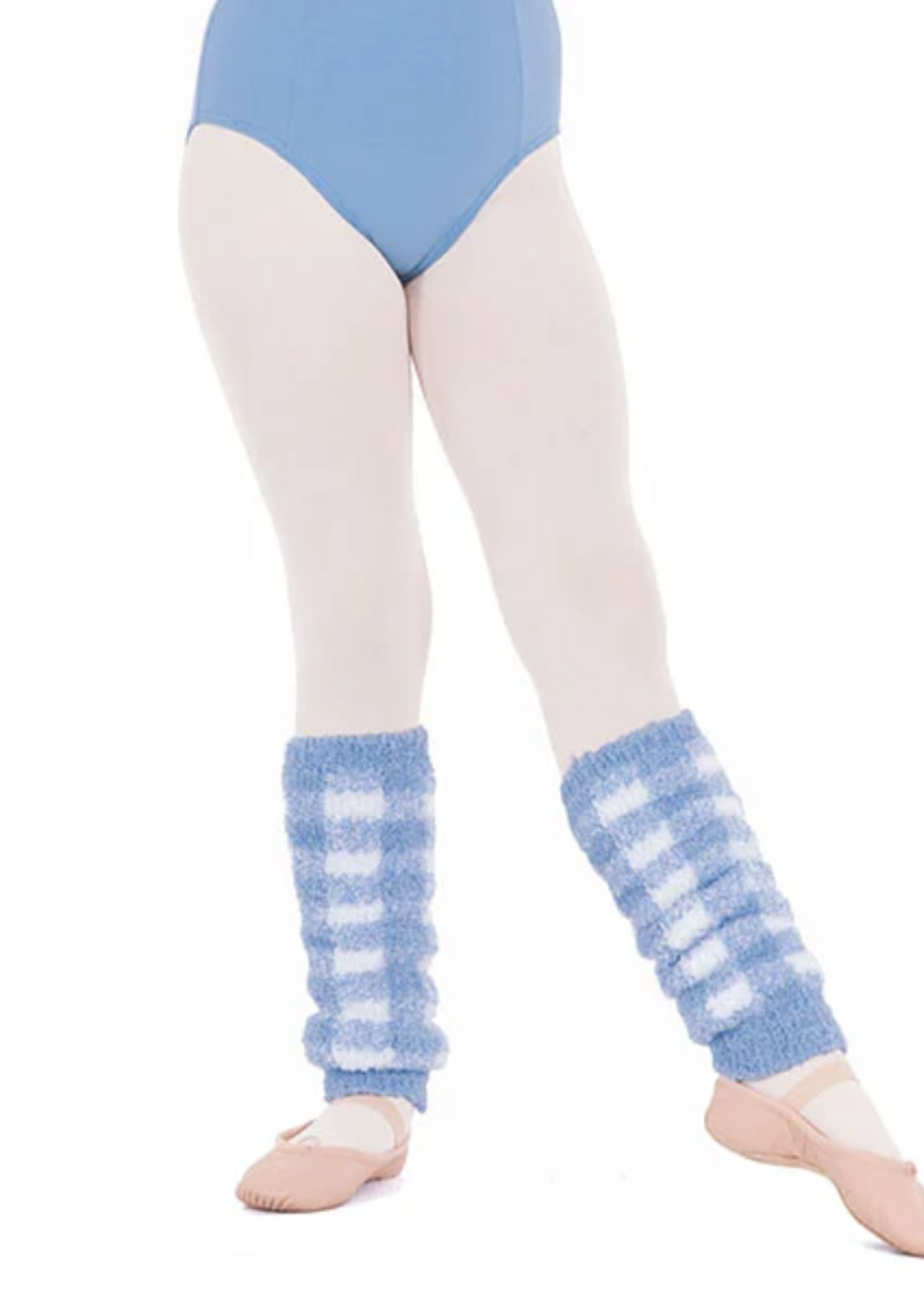Eurotard Child Plush Plaid Legwarmers