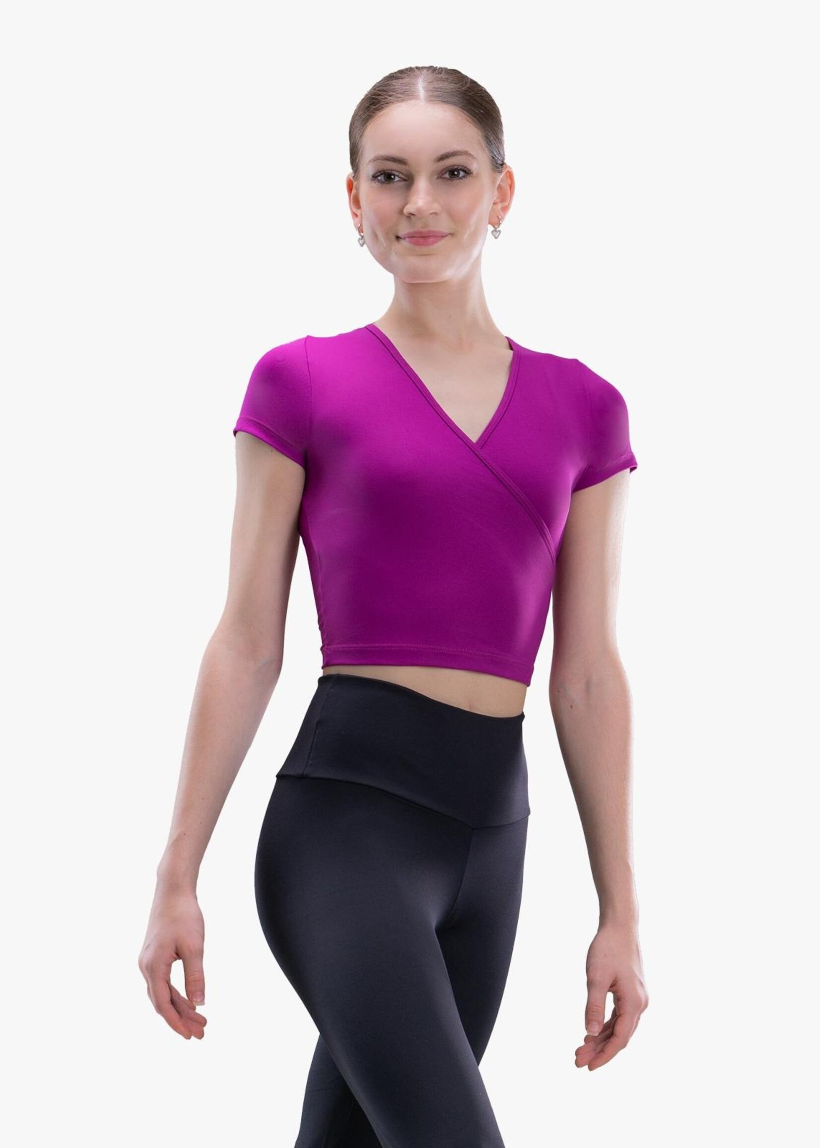 So Danca Adult Ember Mock Wrap Top