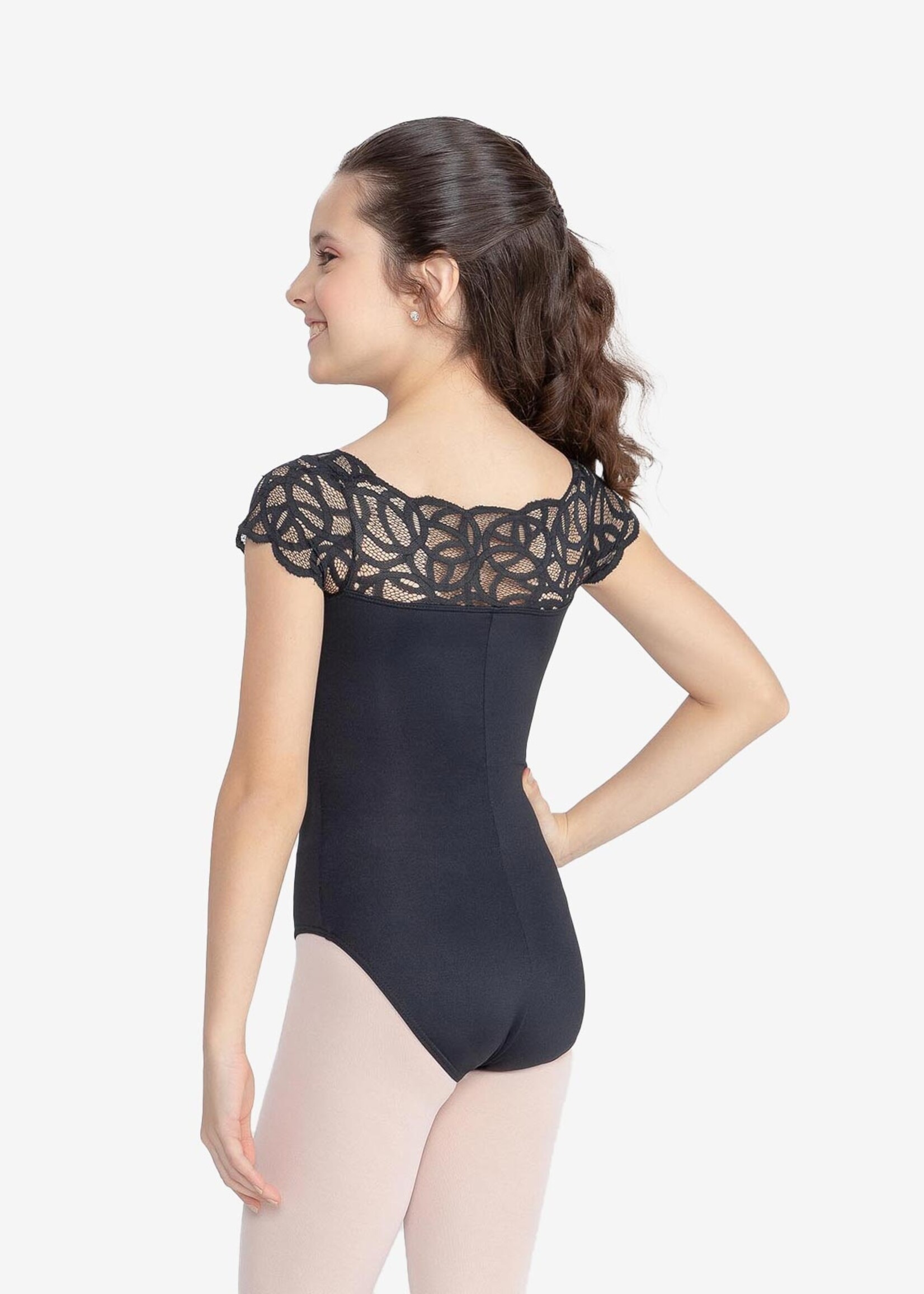 So Danca Child Elenita Lace Cap Sleeve Leotard