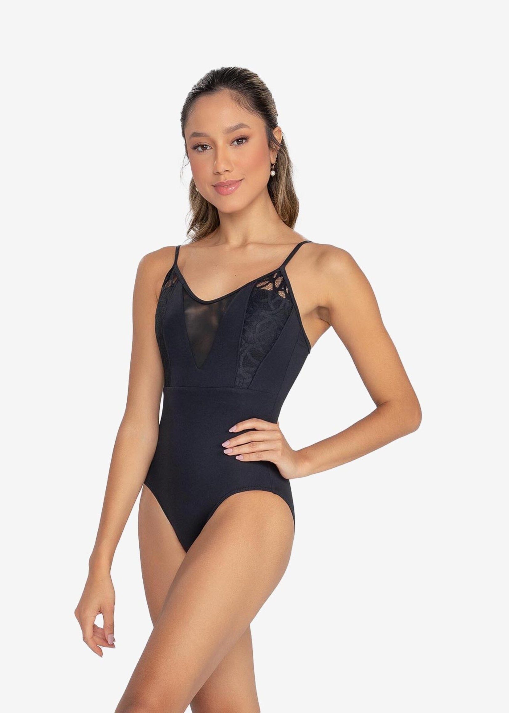 So Danca Adult Madalena Lace Corset Cami Leotard