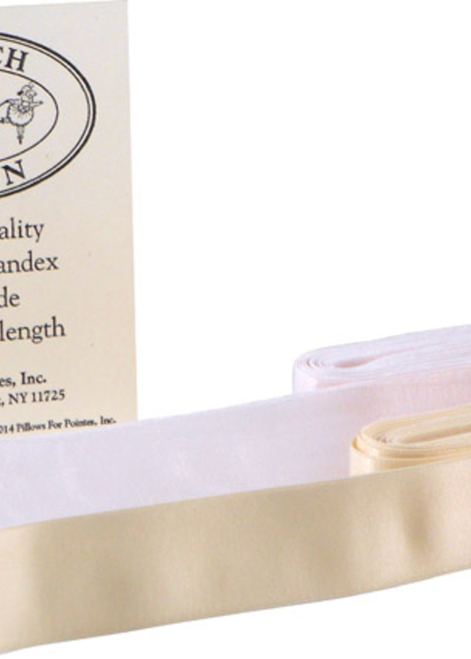 Pillows for Pointes Ballet Pink Stretch Ribbon Cut