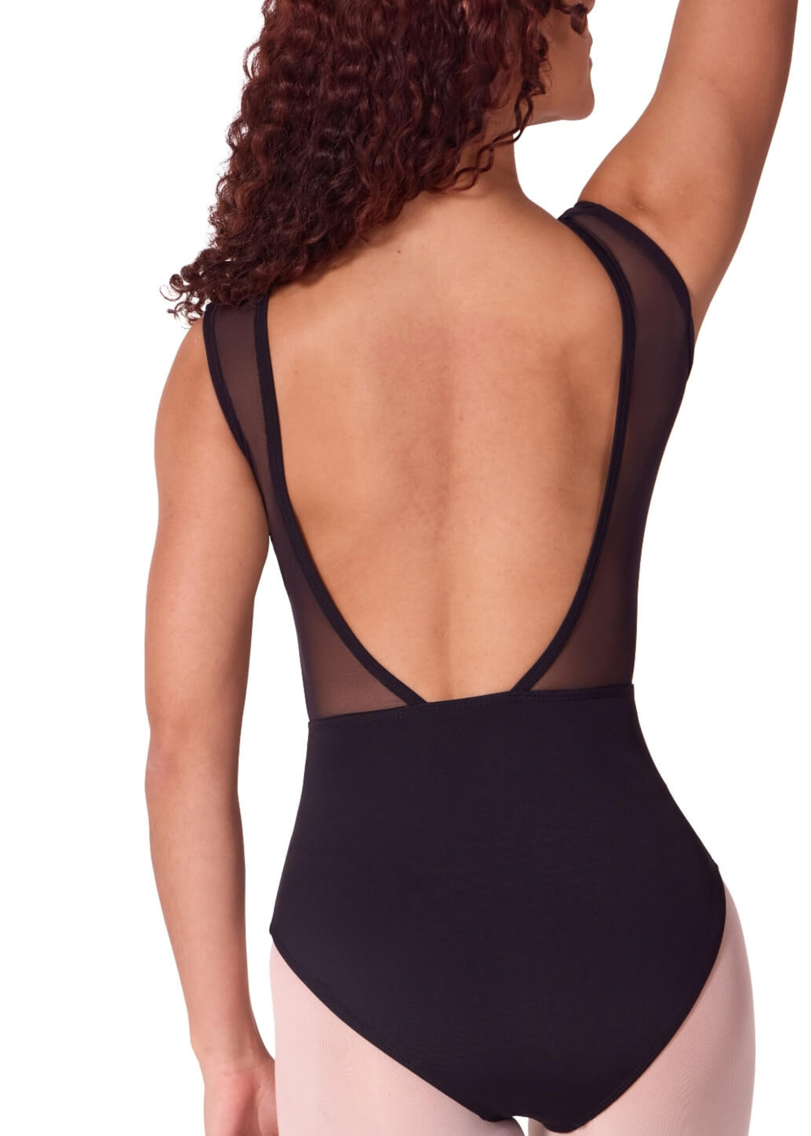 Capezio Adult Soft Elegance Asymmetrical Boat Neck Leotard