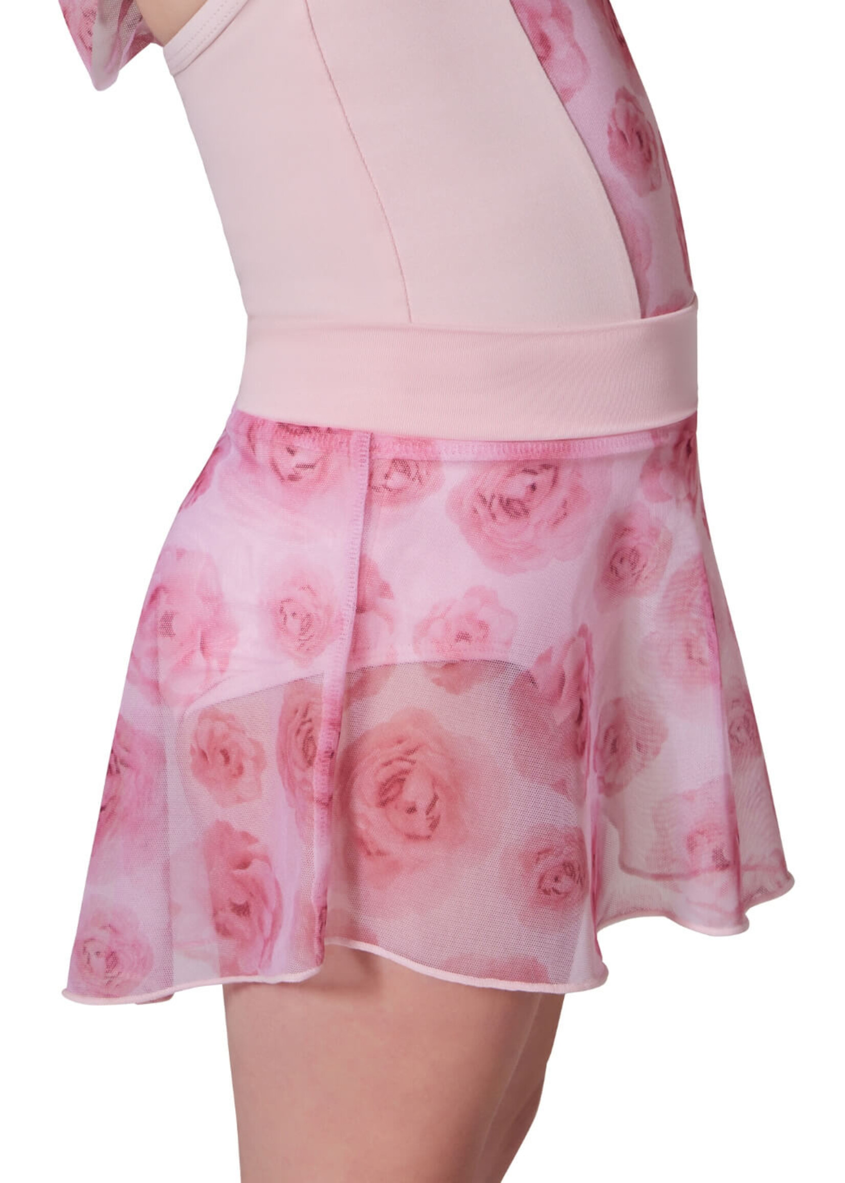 Capezio Child Coming Up Roses Gardenia Pull On Skirt