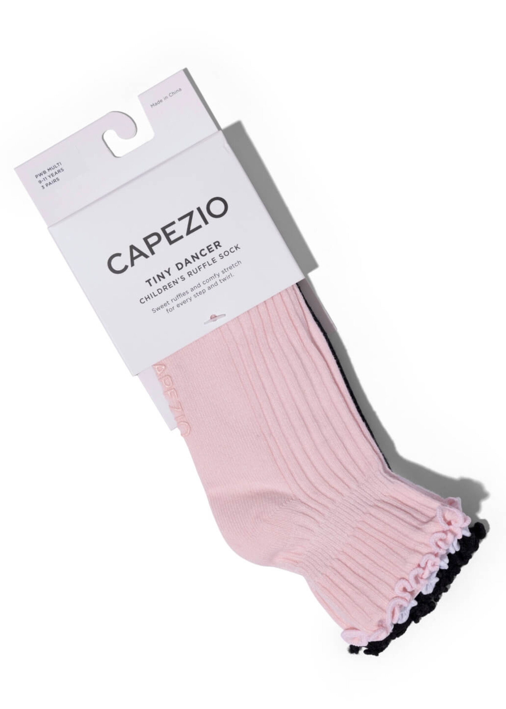Capezio Child Scalloped Socks 3-Pack