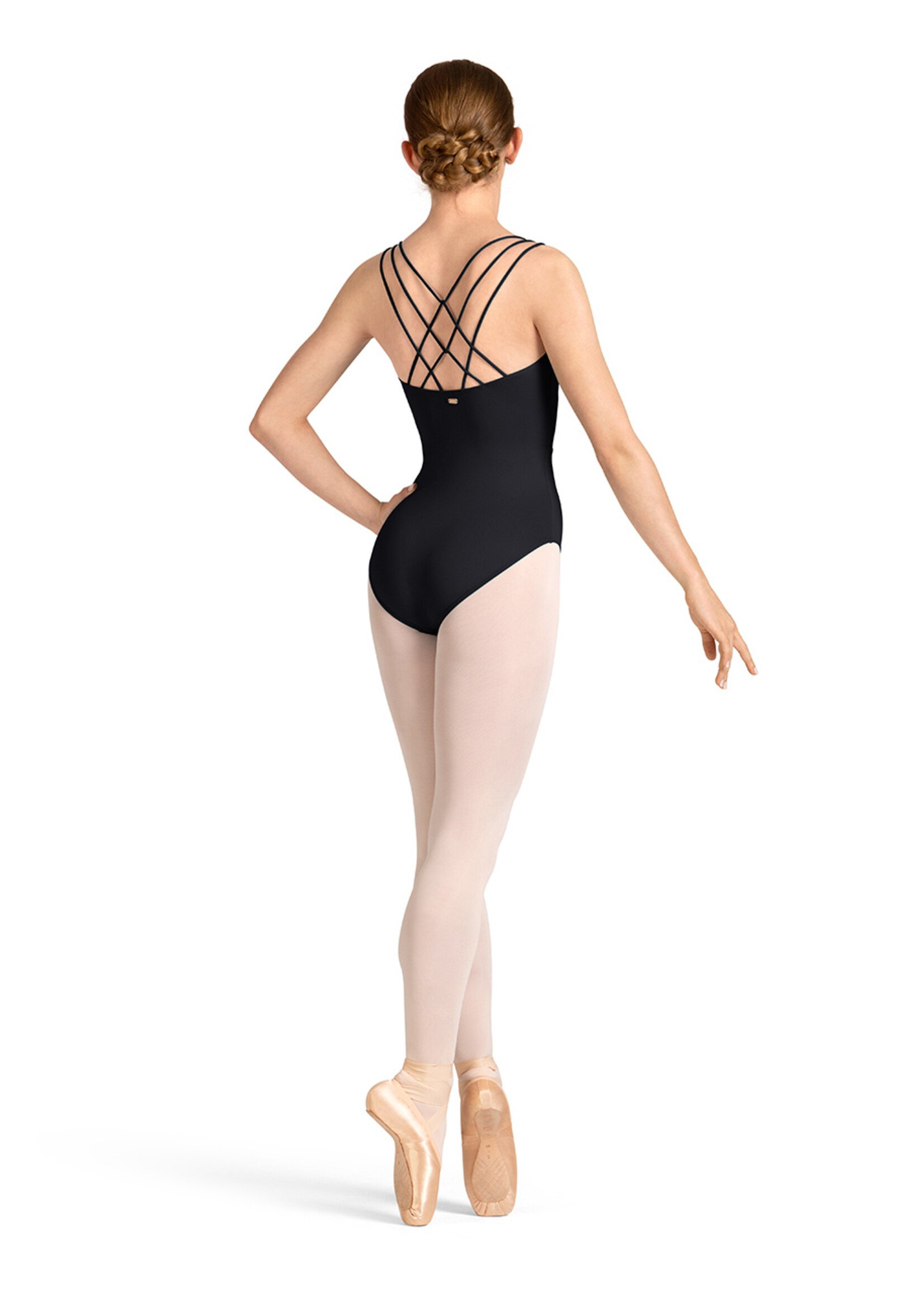 Mirella Adult Celeste Cross Back Camisole Leotard