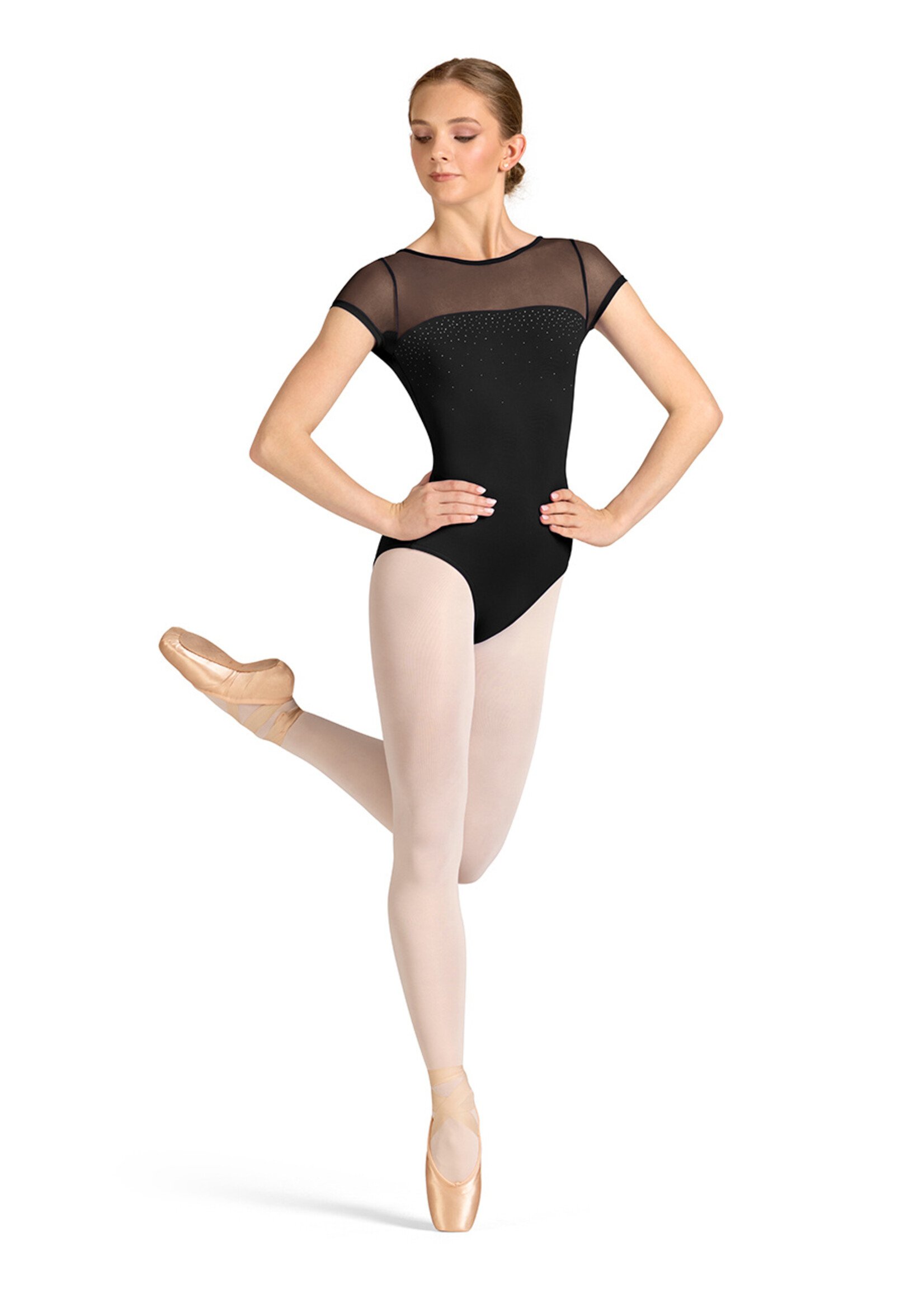 Mirella Adult Celeste Short Sleeve Leotard