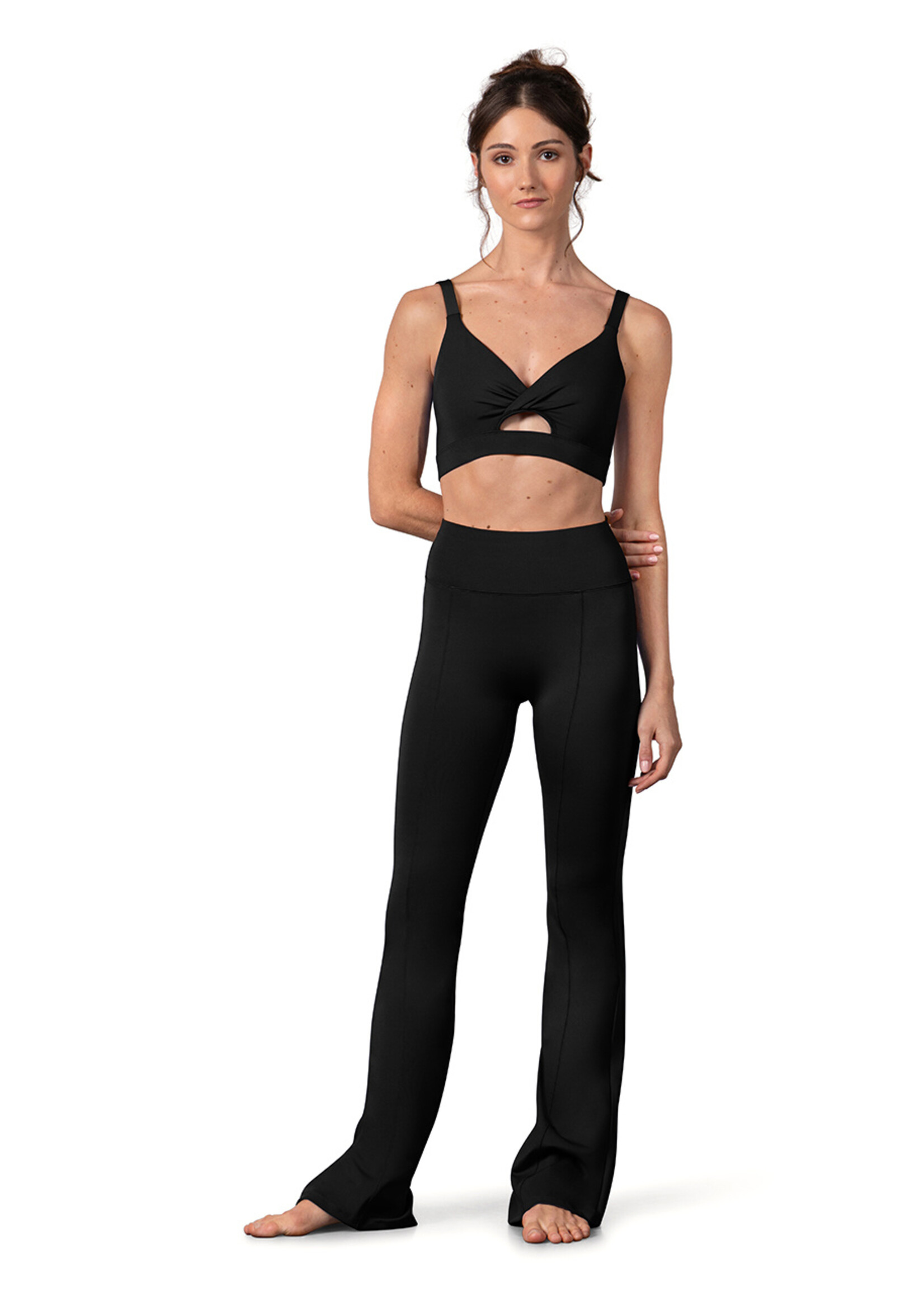 Bloch Adult Vivian Twist Front Crop Top
