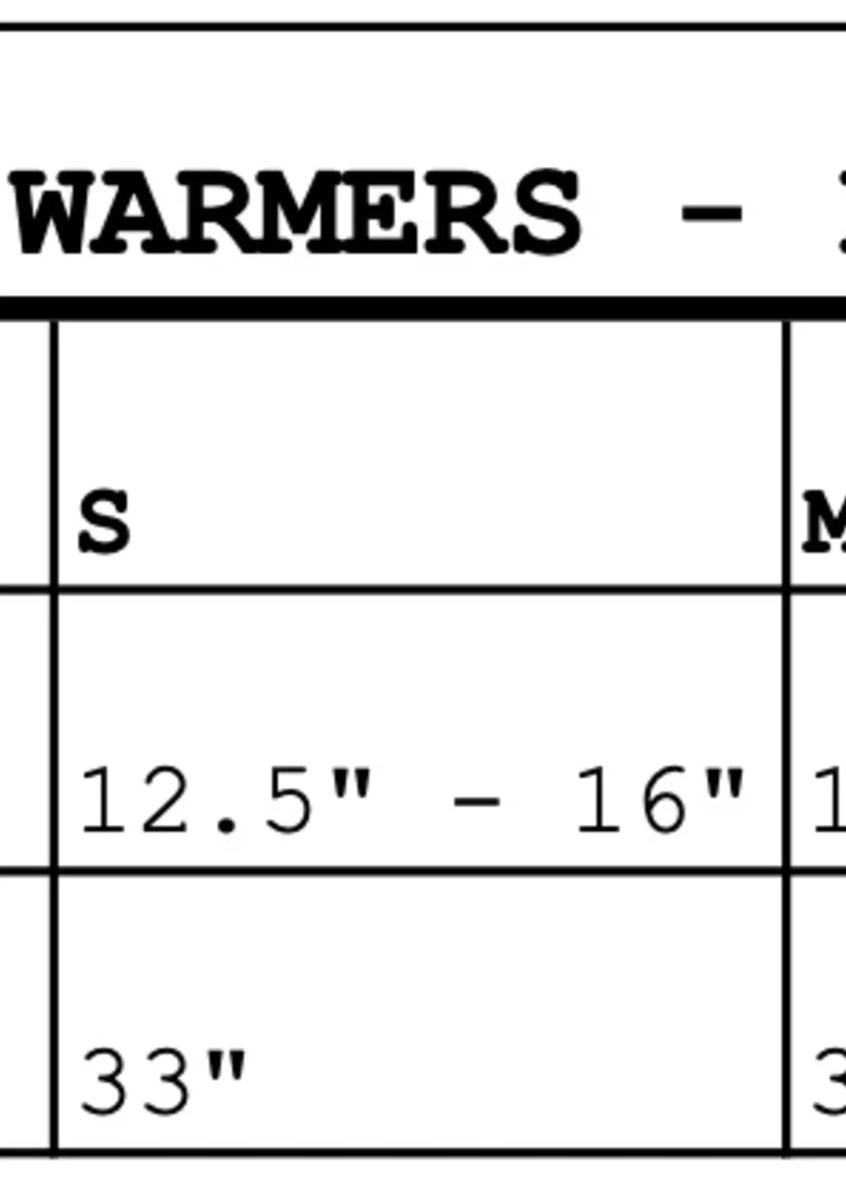 Bullet Pointe Adult Long Legwarmers