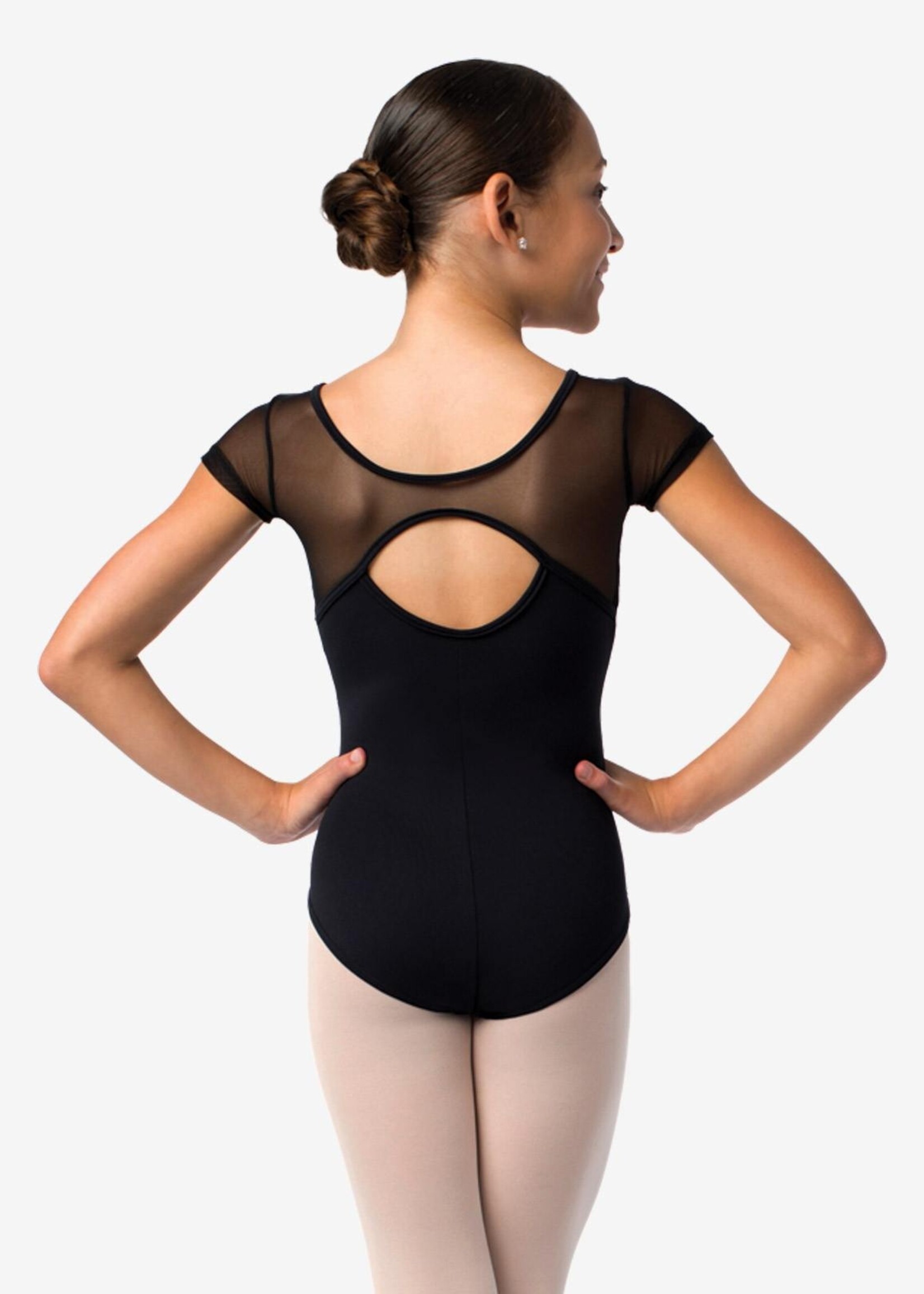 So Danca Child Nikita Mesh Cap Sleeve Leotard