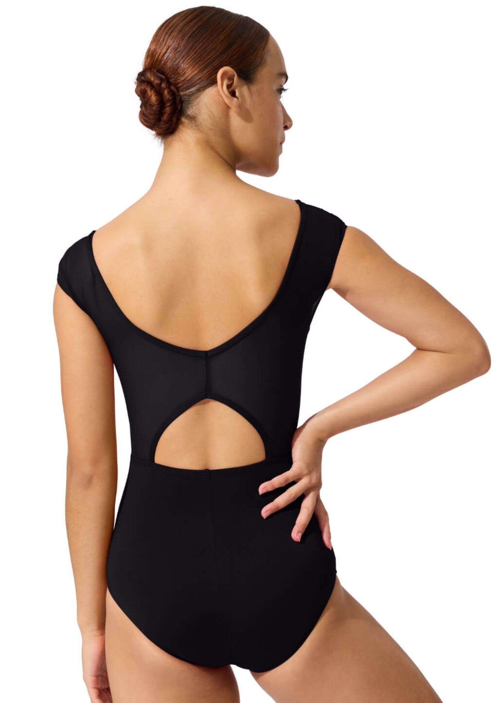 Capezio Child Polyantha Mesh Cap Sleeve Leotard