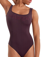 Mirella Adult Embroidered Tank Leotard