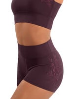 Mirella Adult Embroidered High Waist Shorts