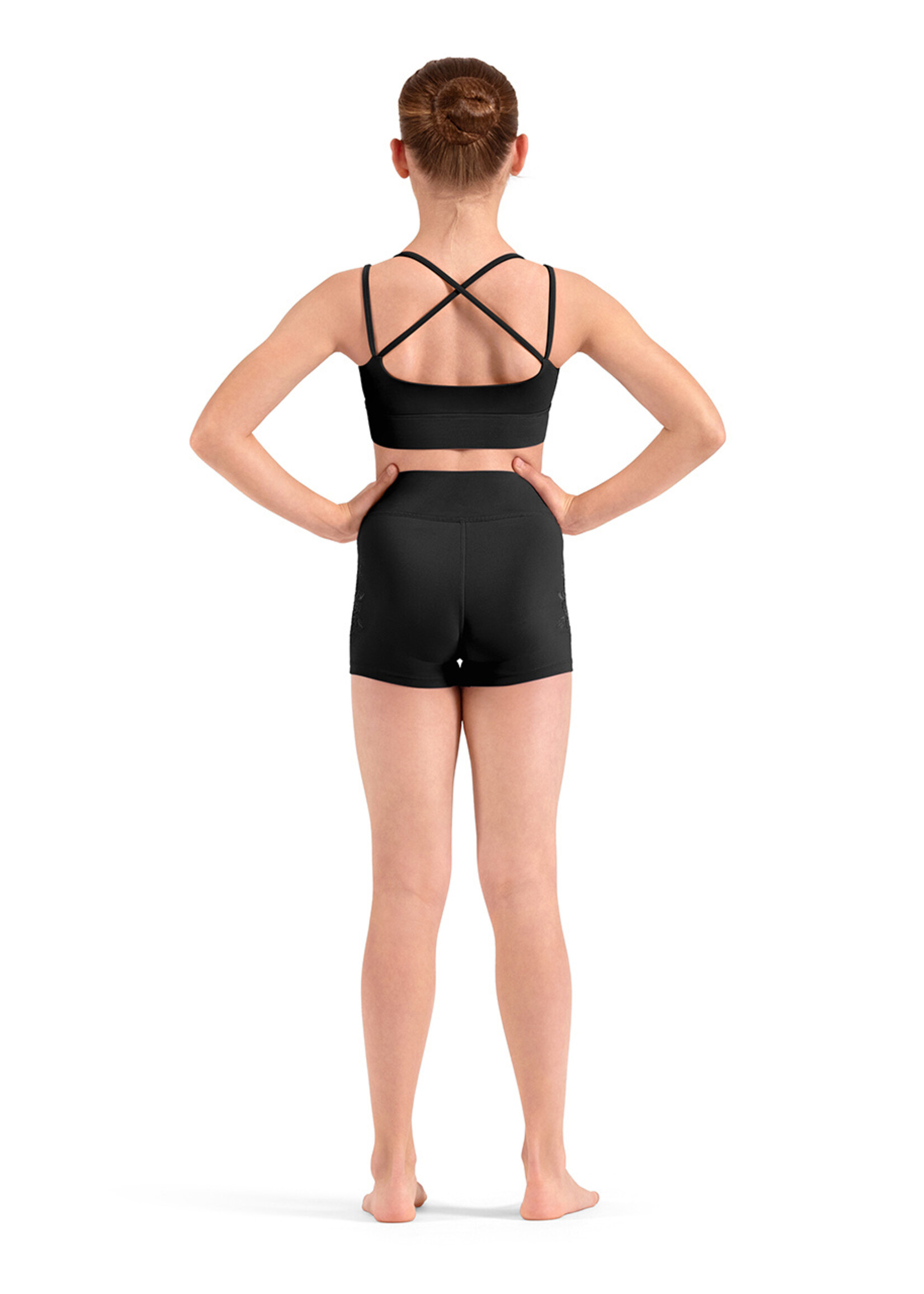 Mirella Child Double Strap Cami Crop Top