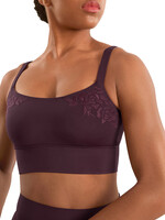 Mirella Adult Embroidered Cami Crop Top