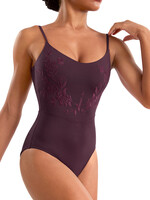 Mirella Adult Embroidered Camisole Leotard