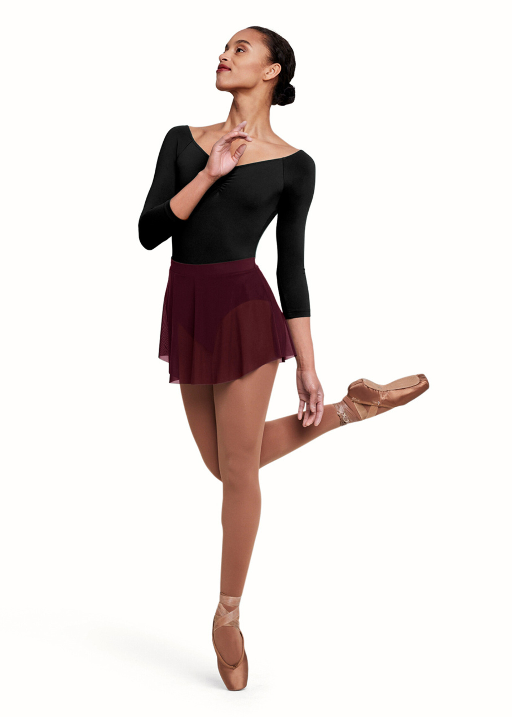 Bloch Adult Mesh Pull on Skirt