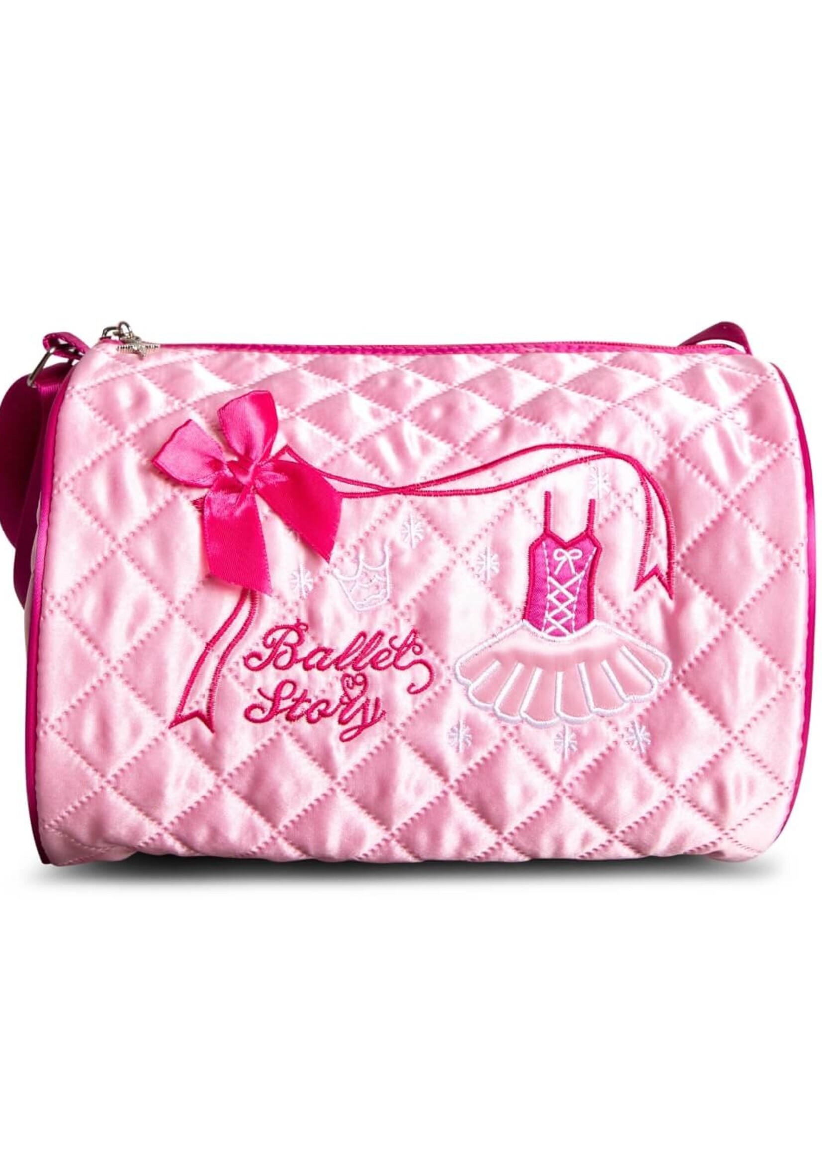 Capezio Embroidered Barrel Bag