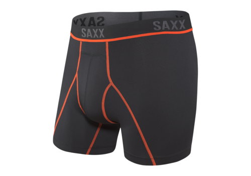 Saxx Kinetic Boxer Brief  HD Black/Vermillion