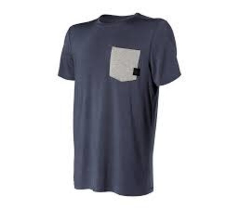 Saxx Sleepwalker SS Pocket Tee India Ink Dk Grey Heather Miladys
