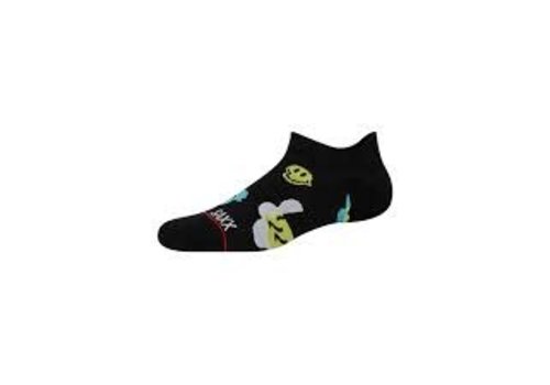 Saxx Whole Package Ankle Socks  Good Vibrations-Black