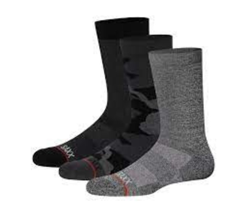 Whole Package Crew Socks 3pk Super Camo/Graphite Black (GBC)