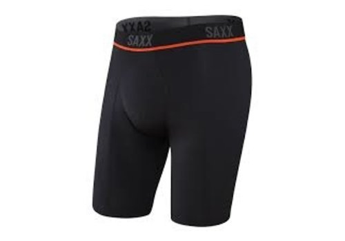 Saxx Kinetic Long Leg Boxer Brief Black Out(BLO)