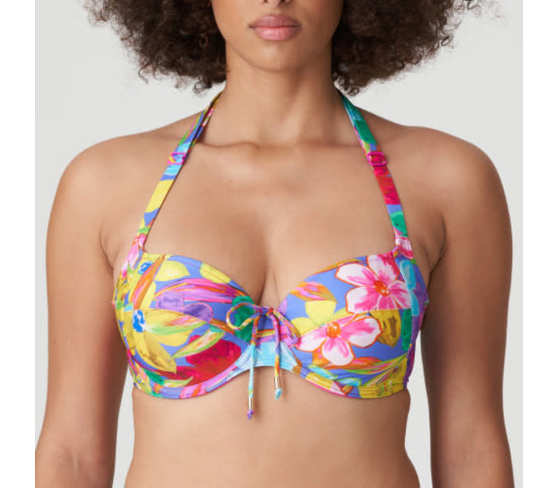 Sazan Full Cup Bikini Top 4010710 Blue Bloom