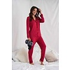 Pretty You London Bamboo PJ Set 2744 Scarlet