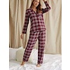 Pretty You London Cotton PJ Set 2006  Plaid