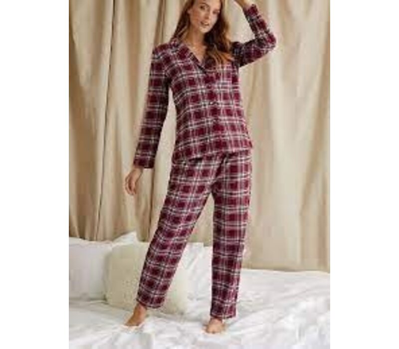 Pretty You London Cotton PJ Set 2006  Plaid