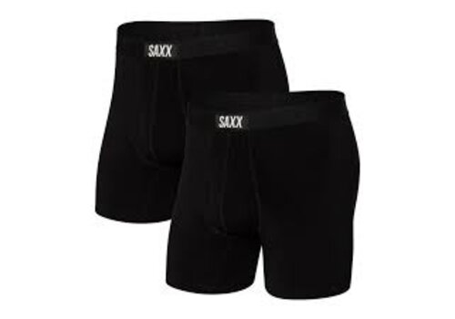Saxx Vibe Boxer Brief 2pk  Black/Black(BBB)