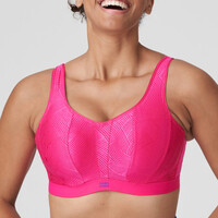 Sport The Game Padded Sports Bra 6000516  Electric Pink