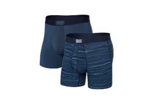 saxx 2 pkg Vibe Boxer Brief 2Pk Surge Spacedye Navy(SUR)