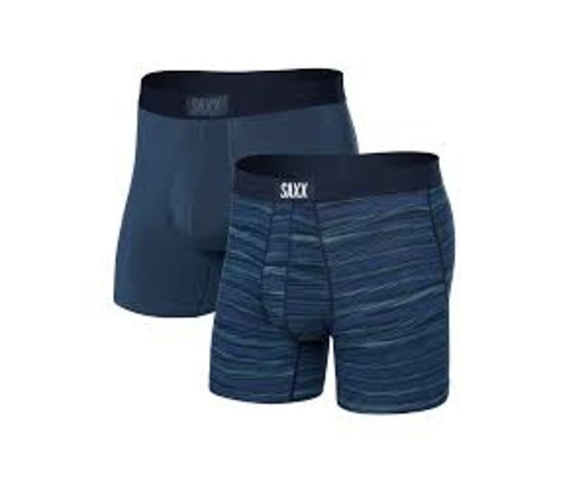 Vibe Boxer Brief 2Pk Surge Spacedye Navy(SUR)
