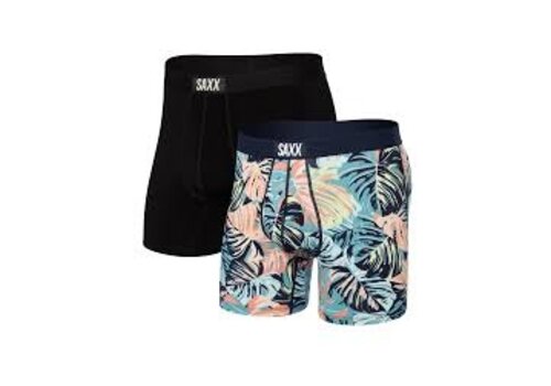 saxx 2 pkg Ultra Boxer Brief 2pk Mr Phil O Dendren Black(MPO)